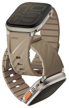 Uniq FLUO Silicone Rubber для Apple Watch 49-40 мм, Soft Sand