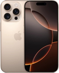 Смартфон Apple iPhone 16 Pro Dual Sim 128GB, Desert Titanium (бронзовый)
