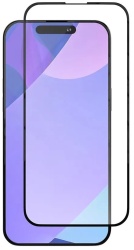Защитное стекло VLP M-Glass 2.5D для iPhone 15 Pro с черной рамкой, матовое (1067001)