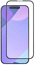 Защитное стекло VLP M-Glass 2.5D для iPhone 15 Pro с черной рамкой, матовое (1067001)