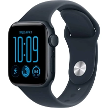 Умные часы Apple Watch SE 3 44mm (2026) Midnight Aluminum Case with Sport Band Navy Blue (MJL94X/A)