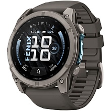 Garmin Fenix 9 AMOLED 51мм inReach, Titanium Pebble Gray (010-04763-01)