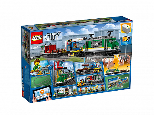 Электромеханический конструктор LEGO City 60198 Грузовой поезд
