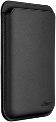 Картхолдер uBear Leather Shell MagSafe (CS241BL01SH-CM), черный