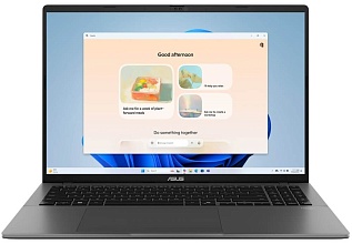 ASUS VivoBook S16 S3607CA-SH100 (Intel Core Ultra 5 225H, Intel Arc Graphics) 16ГБ, 512ГБ SSD, noOS, серый (90NB16I2-M00720)