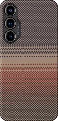 Чехол Pitaka MagEZ 4 Case для Galaxy S24 Plus, кевлар коричневый (Sunset) FS2401S