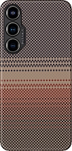 Чехол Pitaka MagEZ 4 Case для Galaxy S24 Plus, кевлар коричневый (Sunset) FS2401S