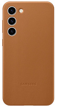 Чехол Samsung Galaxy S23+ Leather Case (EF-VS916LAEGRU), песочно-бежевый