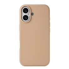 Чехол uBear Touch Mag Case с MagSafe для iPhone 17 (силикон, софт-тач), латте (CS543LT63TH-I25M)