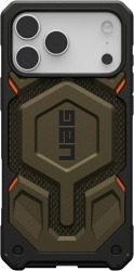 Чехол UAG Monarch Pro с MagSafe для iPhone 17 Pro, зеленый (Kevlar Element Green) 11451311397B