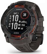 Garmin Instinct 3 50mm Solar, Black with Charcoal Silicone (010-02935-40) HK