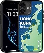 Чехол силиконовый Benks City Series с MagSafe для iPhone 16, Hong Kong (C.K.QS.AP.HK.A063)