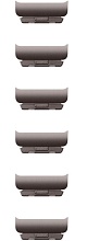 Apple Watch 46mm Slate Link Bracelet Kit, черный (MXML3)