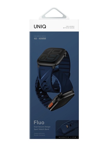 Ремешок Uniq FLUO Silicone Rubber для Apple Watch 49-40 мм