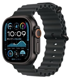 Ремешок Apple Watch 49mm Ocean Band Extension, Black Titanium Finish (MYPF3FE/A)
