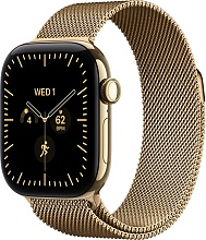 Apple Watch Series 12 42mm Radiant Gold Titanium Case with Milanese Loop Radiant Gold