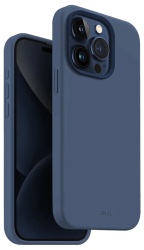 Чехол Uniq Lino Hue c MagSafe для iPhone 15 Pro, синий (IP6.1P(2023)-LINOHMBLU)