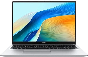 Huawei MateBook D 16 2024 MCLG-X (Intel Core i5 13420H, Intel UHD Graphics) 16ГБ, 1ТБ SSD, noOS, серебристый (53014MUA)