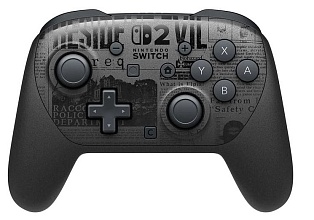Nintendo Switch 2 Pro Controller Resident Evil Requiem Edition, черный