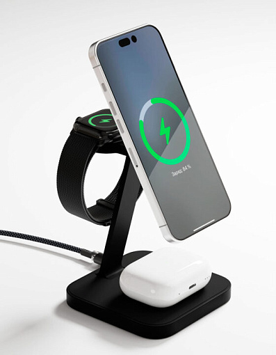 Беспроводная зарядная станция VLP MagSafe Unity Power 3в1 для Apple iPhone/AirPods/Watch
