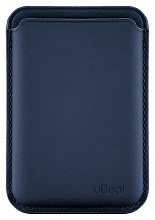 Картхолдер uBear Leather Shell CS246DB02LS-CM, синий