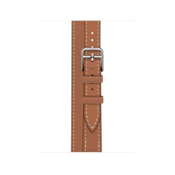 Ремешок Apple Watch Hermès - 41mm Attelage Double Tour, Gold (золотой)