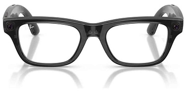 Умные очки Meta Ray-Ban Blayzer Optics Gen2 RW7001, 155-54 F Shiny Transparent Black (8056262944585)