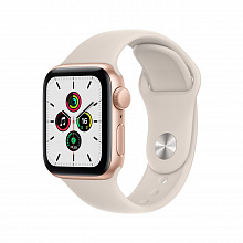 Часы Apple Watch SE GPS 40mm 2021 Gold Aluminium/Starlight Sport