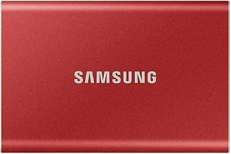 Внешний SSD диск Samsung T7 1TB, красный (MU-PC1T0R)