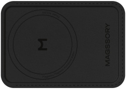 Кардхолдер Magssory Duo с подставкой и магнитами, с Magsafe, черный (Midnight)