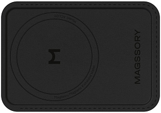 Кардхолдер Magssory Duo с подставкой и магнитами, с Magsafe, черный (Midnight)
