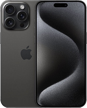 Смартфон Apple iPhone 15 Pro Max 1TB, Black Titanium (черный)