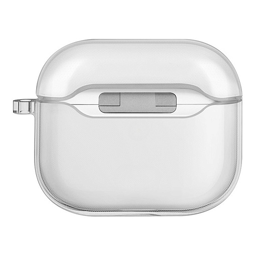 Чехол + карабин Uniq Glase TPU case для Airpods 4