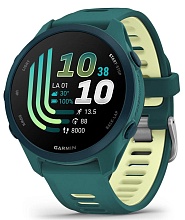 Смарт-часы Garmin Forerunner 170 Music, бирюзовый и бирюзово-лимонный ремешок (010-03920-12)