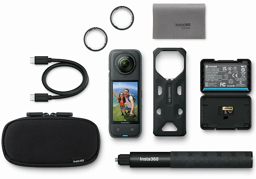 Панорамная экшн-камера Insta360 X4 8K Adventure Bundle (расширенный комплект)