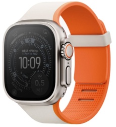 Ремешок Uniq Revix IV для Apple Watch 44, 45, 46 мм и Ultra 49 мм, Reversible Magnetic Canary Clay/Volt Orange