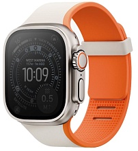 Uniq Revix IV для Apple Watch 44, 45, 46 мм и Ultra 49 мм, Reversible Magnetic Canary Clay/Volt Orange