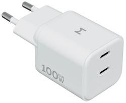 Сетевое зарядное устройство Magssory Nano Pro 100W GaN, с функцией быстрой зарядки, белый (ACH017)