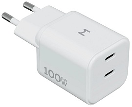 Сетевое зарядное устройство Magssory Nano Pro 100W GaN, с функцией быстрой зарядки, белый (ACH017)