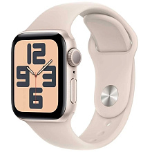 Умные часы Apple Watch SE 2023 GPS 44mm Starlight Aluminium Case with Starlight Sport Band