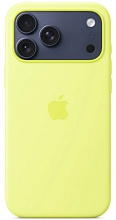 Apple Silicone Case с MagSafe для iPhone 17 Pro Max, желтый (Neon Yellow) MGFM4FE/A