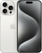 Смартфон Apple iPhone 15 Pro Max 512GB, White Titanium (белый)