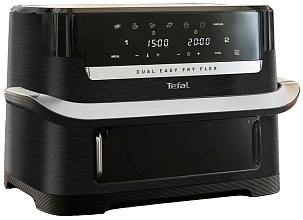 Аэрогриль Tefal Dual Easy Fry Flex EY9228E0, черный