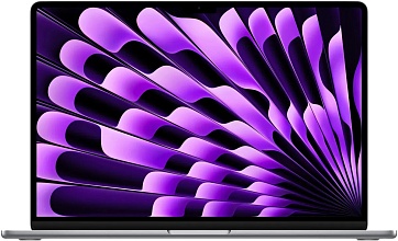 Ноутбук Apple MacBook Air 15 (M3, 8C CPU/10C GPU, 2024), 8 ГБ, 256 ГБ SSD, Space Gray (серый космос) Z1BP0002M