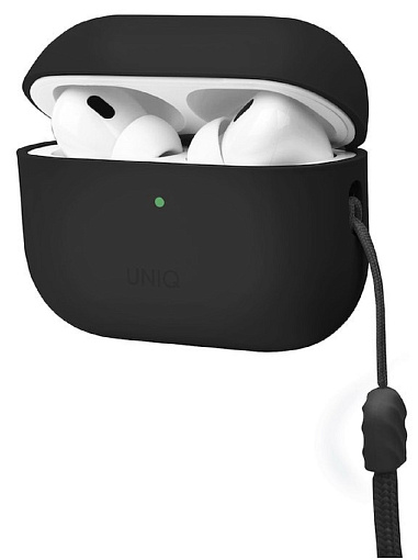 Чехол + карабин UNIQ Lino Liquid silicone для AirPods Pro 2