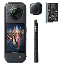 Insta360 X5 8K Action Camera (Starter Bundle), черный