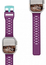 Силиконовый ремешок UAG Civilian Silicone Strap для Apple Watch 44/45/46/49мм, фиолетовый (194002114E5F)