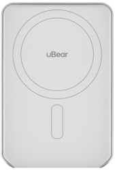 Внешний аккумулятор uBear Backup Magnetic Power bank 5000mAh, PD20W, светло-серый (PB09LG5000-PDM)