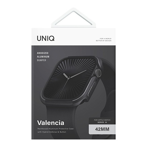 Чехол Uniq Valencia aluminium для Apple Watch Series 10 42mm