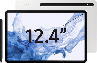 Планшет Samsung Galaxy Tab S8+, 8 ГБ/256 ГБ, Wi-Fi, серебристый